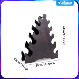 Giá đỡ tạ khung Giá đỡ chỉ 5 tầng cho quả tạ, màu đen