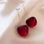 HFSHY Trang sức thời trang cherry blossom - Bông tai và mặt dây chuyền ngọt ngào dành cho tiệc cưới