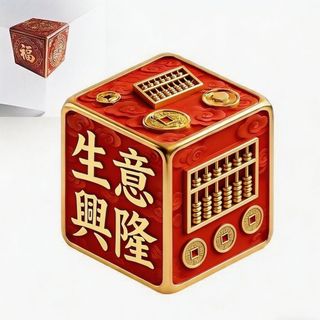 [财神爷3D贴纸] Nghệ thuật treo tường 3D -- Nhãn dán tường góc ảo ảnh trực quan - Trang trí nhà cửa phòng khách hiện đại