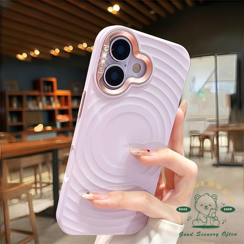 【 Ốp lưng iPhone17 】 túi khí gợn nước dạng lỏng cảm giác da từ tính Vỏ điện thoại iphone17 Pro Max 16 15 14 13 cho vỏ iPhone Vỏ mềm silicon TPU chống sốc