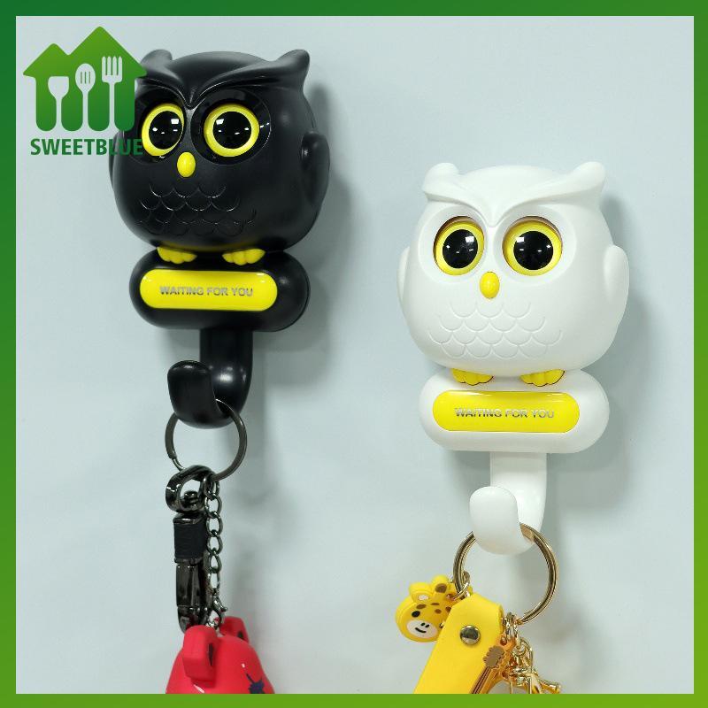 SWEET Thời Trang Hình Cú Móc Đa Năng Mũ Khăn Chìa Khóa Móc Treo Tường Lưu Trữ Ra Nhà Bếp Phòng Tắm Tổ Chức Móc Treo n