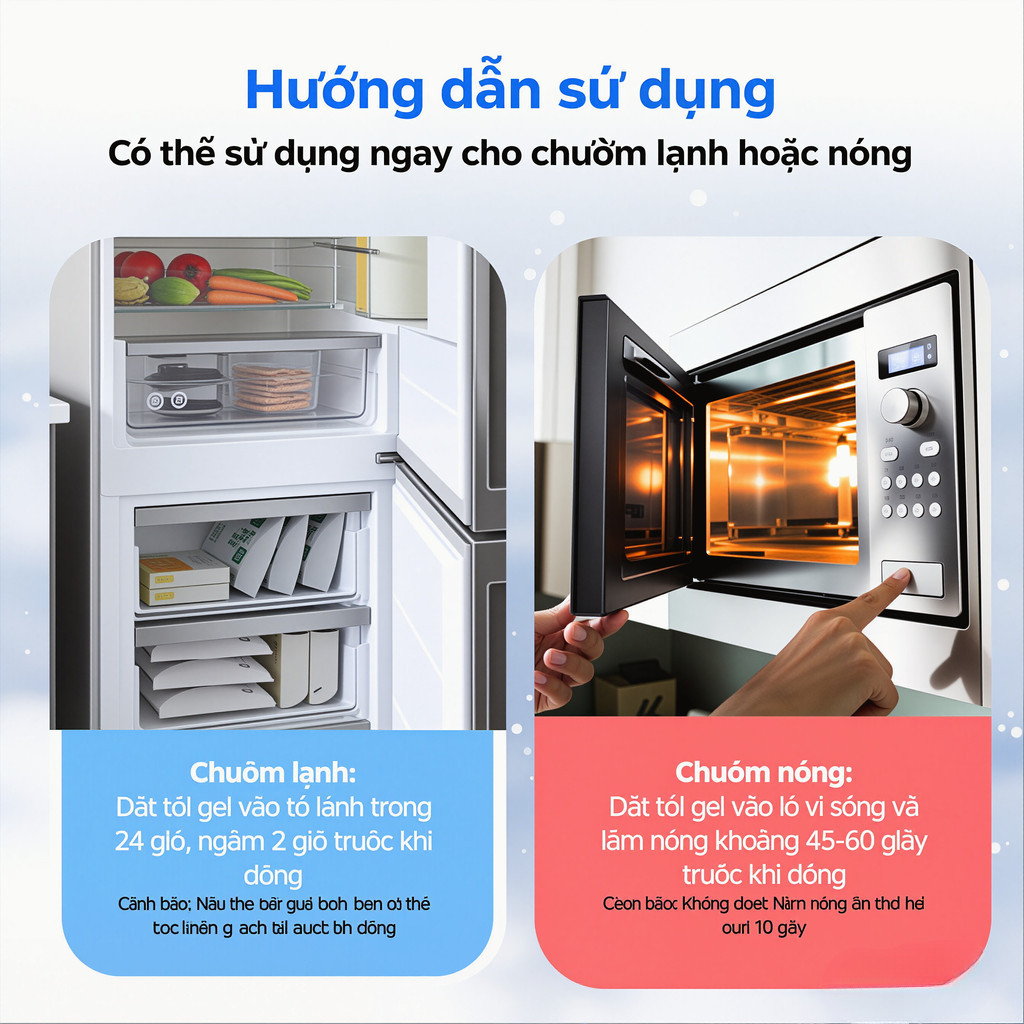【COD】Mẫu mới túi chườm đá lạnh dạng gel 44cm*17cm y tế tái sử dụng, giảm đau và sưng tấy nhanh chóng an toàn.