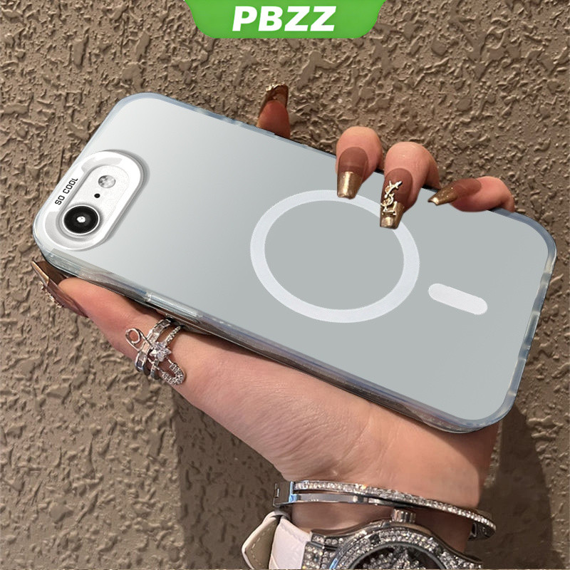 FOR ốp lưng Dành CHO Vỏ iphone 7 plus iphone 8 plus iphone se 2 2020 ipnone se3 2022 Vỏ điện thoại cứng TPU chống sốc Vỏ thiết kế mới thẩm mỹ Không dây thu hút từ tính CYBSWX01