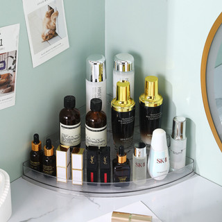 Kệ Mica Trong Suốt 3 Tầng Đựng Mỹ Phẩm, Nước Hoa, Khay Acrylic Trưng Bày Để Bàn Trang Điểm