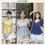 Áo Kiểu Cổ Phối Ren Dáng Yếm Mix Tay Bồng Cúc Dọc Chun Eo A312865
