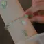 Phong Cách Trung Hoa Retro Xanh Tre Khớp Đính Hạt Vòng Tay Cho Nữ Thời Trang Đơn Giản Quyến Rũ Hợp Kim Vòng Tay Hoa Món Quà Trang Sức