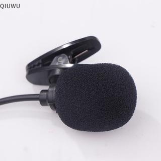 QIUWU Micro Ve Áo Lavalier Chuyên Nghiệp Cho AKG Sennheiser Shure Wireless Bodypa Transmitter Mini 3 Pin XLR Loable 4pin.