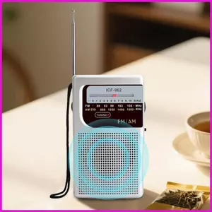 Am Radio Transistor Radio Điện tử hai băng tần chạy bằng pin với sự tiếp nhận mạnh mẽ cho xe du lịch đầu giường lyuvn