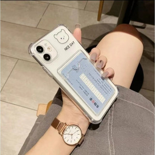 Dành Cho IPhone 17 16 15 14 13 12 11 Pro Max X XR XS Max 7 8 Plus Dễ thương gấu con thỏ trường hợp điện thoại