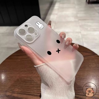 Dành Cho Honor 500 400 300 Ultra 200 100 90 Lite 80 GT 70 60 50 30 GT Pro Power 2 Win RT Honor500 5G 4G Vỏ Điện Thoại Thỏ Trắng Dễ Thương Hoạt Hình Thỏ Trong Suốt Đơn Giản