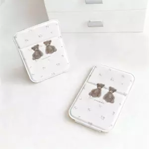 Gấu nhìn nhau Gương Gập Để Bàn V Phòng, Gương Trang Điểm Siêu Nét