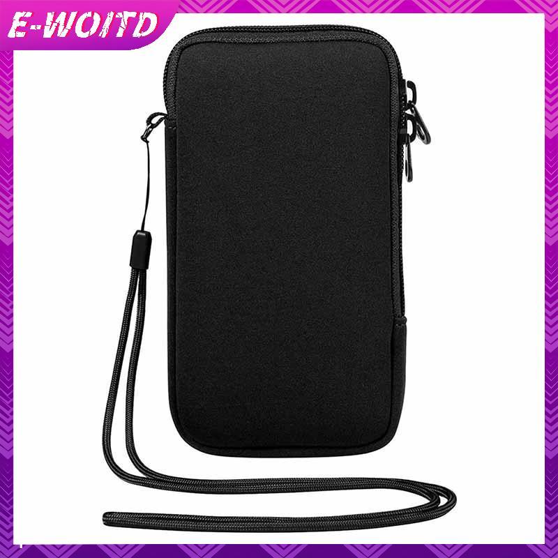 E-WOITD Đa Năng Neoprene Túi Điện Thoại Mềm Nhẹ Dây Kéo Túi Chống Xẻng Cho Văn Phòng Và Gia Đình Sử Dụng E-WOITD