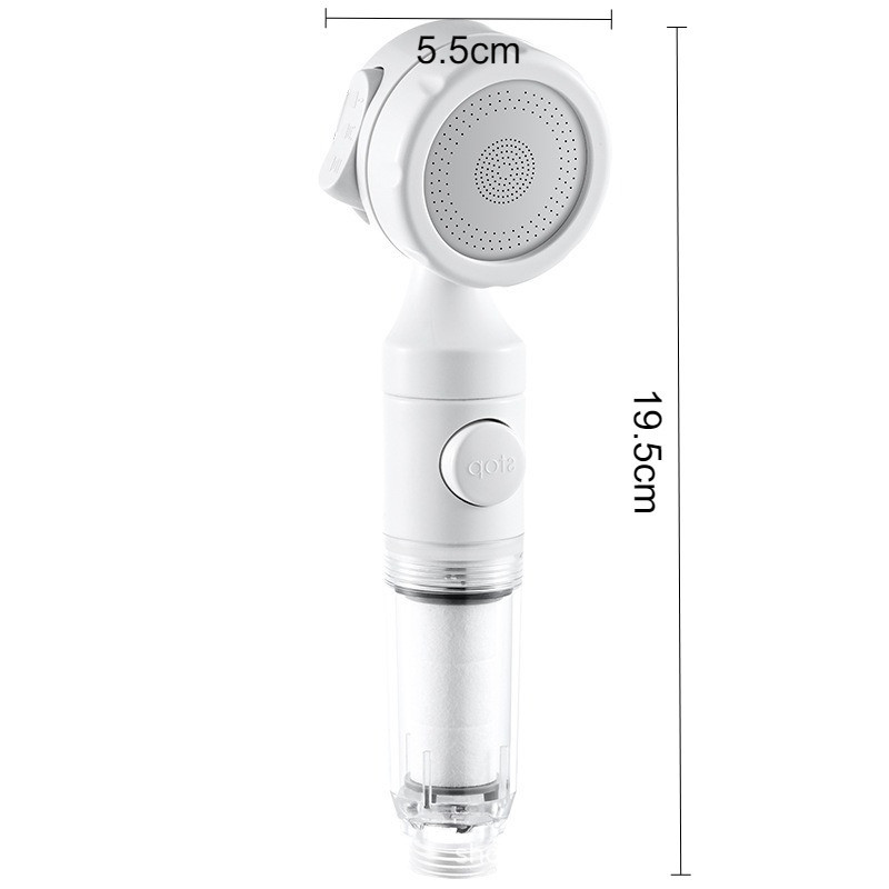 Bộ Lọc đầu Vòi Hoa Sen Cầm Tay,3 Chế độ Xả Nước,Chất Liệu ABS Cao Cấp,Nhỏ Gọn Và Dễ Mang Theo