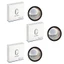EDB * 2 4 6 Chiếc Tấm Chắn Camera Tròn Cho Xe Thiết Kế Để Phù Hợp Với Ống Kính Cho Ngoại Hình Tinh Tế Vỏ Ống Kính Máy Ảnh