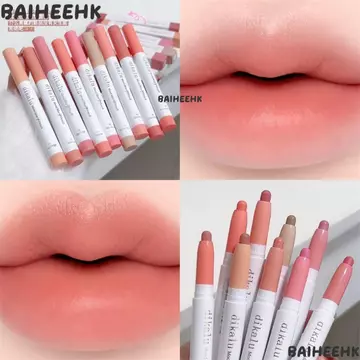 Bút kẻ môi mờ BAIHEIH, Bút chì son môi đường viền môi chống thấm nước lâu trôi, Trang điểm môi tự nhiên 10 màu quyến rũ