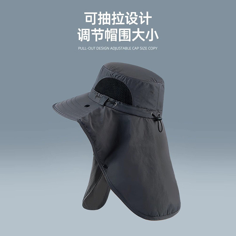 Mũ Xô Vành Lớn Chống Tia Cực Tím, Che Nắng Phù Hợp Cho Câu Cá