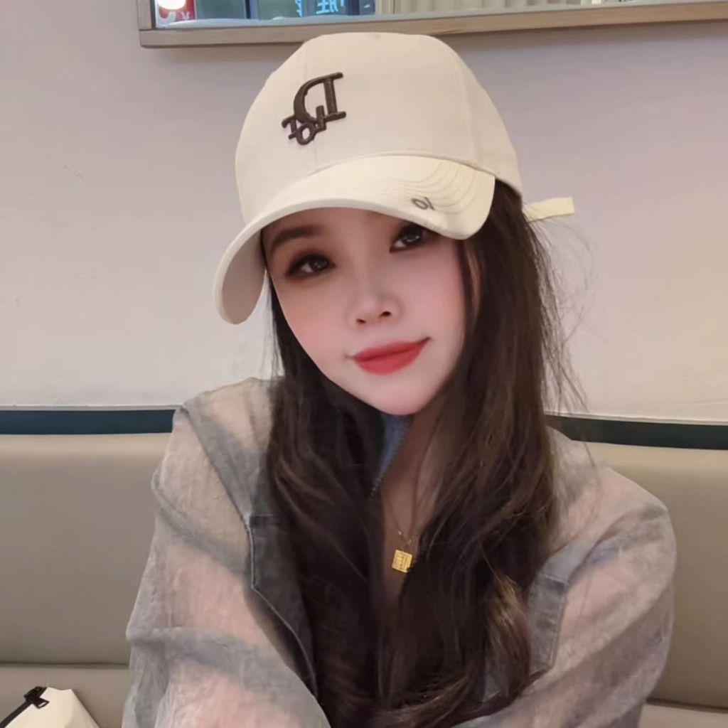 Mũ bóng chày nữ rộng vành phong cách mới Hàn Quốc, thêu chữ, thời trang dạo phố