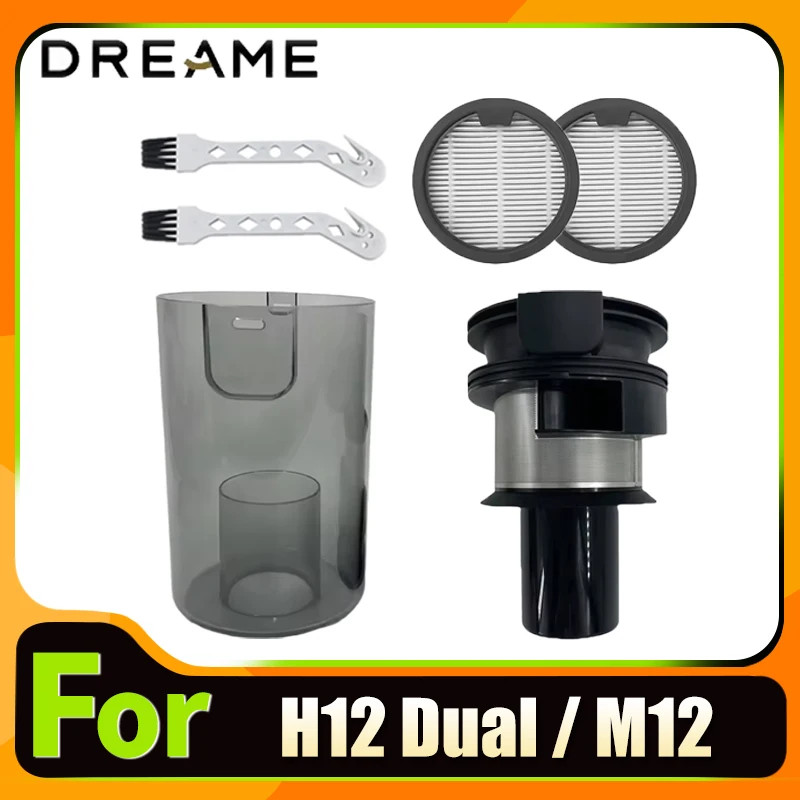 Thùng Rác Chính Hãng Cho Dreame H12 Dual / M12 / M13 Phụ Kiện Máy Hút Bụi Cốc Xô Lọc Thay Thế Phụ Kiện