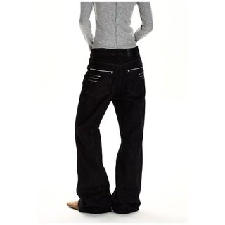 Quần Jean Nam Made in USA, Just-Fit với Chiếc Dây Đỏ Nguyên Bản