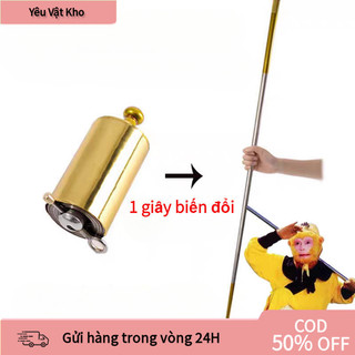 【COD】Gậy như ý hai đầu vàng sang trọng, chất liệu nhựa cứng bền đẹp, thích hợp làm quà tặng dịp lễ Tết cho các bé trai.