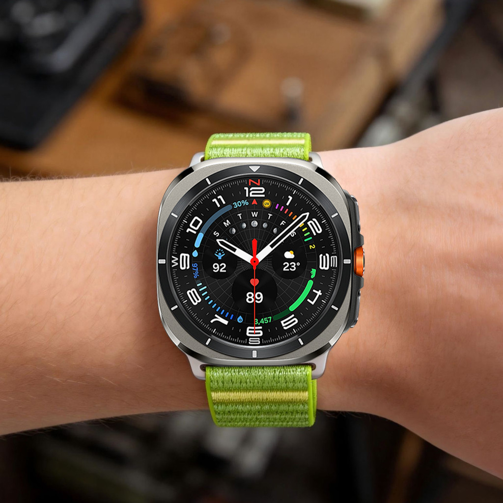 Dây đeo vòng Nylon cho vòng tay họa tiết hai phần Samsung Galaxy Watch Ultra 2025