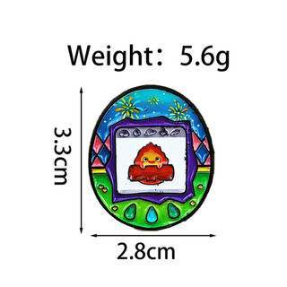 4 Cái / bộ Thú Cưng Dễ Thương Hình Quả Trứng Huy Hiệu Hoạt Hình Pokémon Phụ Kiện Trâm Cài