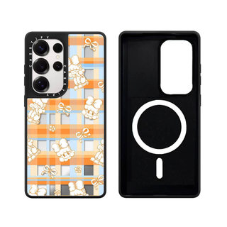 Từ Báo Động Vật Hoạt Hình Gương Cứng Phone Case Dành Cho Samsung Galaxy S26 25 24 23 UItra S26 25 24 23 Plus Vỏ Bảo Vệ Chống Sốc