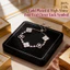 Vòng tay có thể điều chỉnh mạ bạc dành cho nữ - Vòng tay bốn lá Zircon Mother-of-Pearl Mạ vàng 24K - Kỷ niệm giao tiếp thanh lịch
