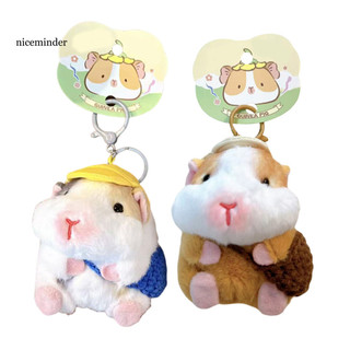 ZNCE _ Soft Touch Móc khóa Dễ thương Hà Lan Pig Móc khóa Mặt dây chuyền Nhung mềm Cảm ứng Giảm căng thẳng Vòng chìa khóa Ba lô Treo trang trí Phim hoạt hình Búp bê quyến rũ cho nam giới Đông Nam Á