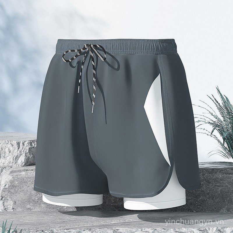 Quần bơi boxer nam chống trầy xước, size lớn, mẫu mới, dành chopool và onsens chuyên nghiệp
