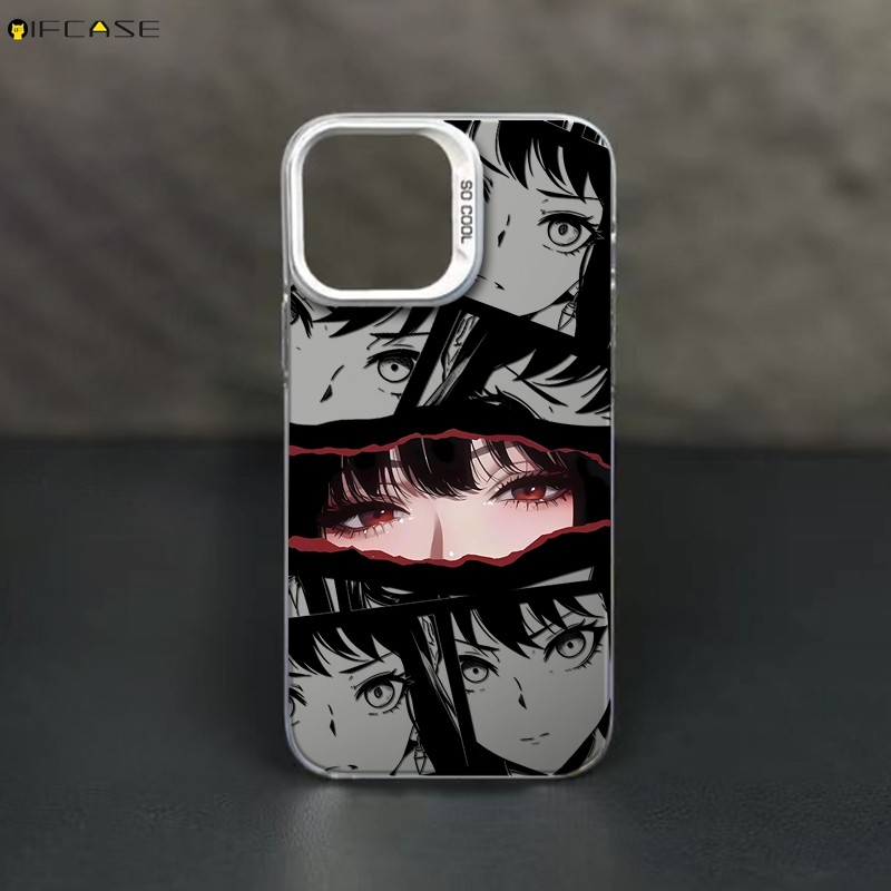 Dành Cho Xiaomi 17 15T 15 14T 14 Civi 13 13T 12 12T 12S 12X Mi 11 Pro Max Ultra 10 Lite 10s Pro 11i 4G 5G Ốp Điện Thoại Anime Truyện Tranh Mắt Đỏ Bé Gái Bé Gái Hoạt Hình Dễ Thương Vỏ Màu Đen