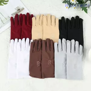 Găng tay chống nắng WANYEDI - Co giãn mỏng cho lái xe và đi xe đạp, thiết kế nữ tính
