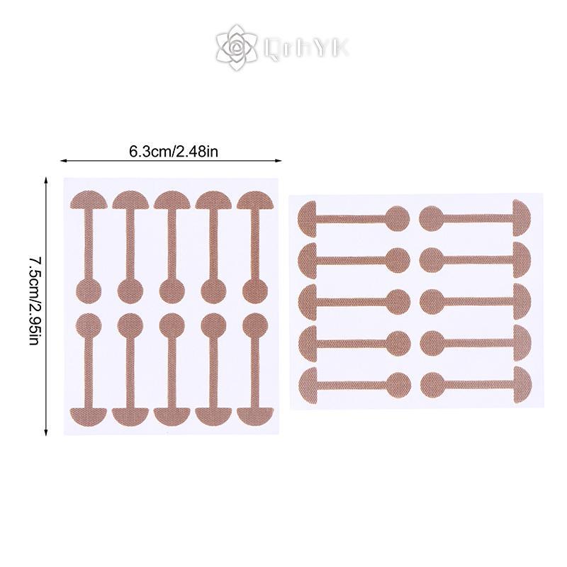QrhYK Thu Nhỏ Mũi Cánh Dán Vô Hình Mũi Thu Nhỏ Miếng Dán Đặc Biệt N Mũi Miếng Dán Dụng Cụ Chăm Sóc Mặt Mũi Shaper Nâng Mới
