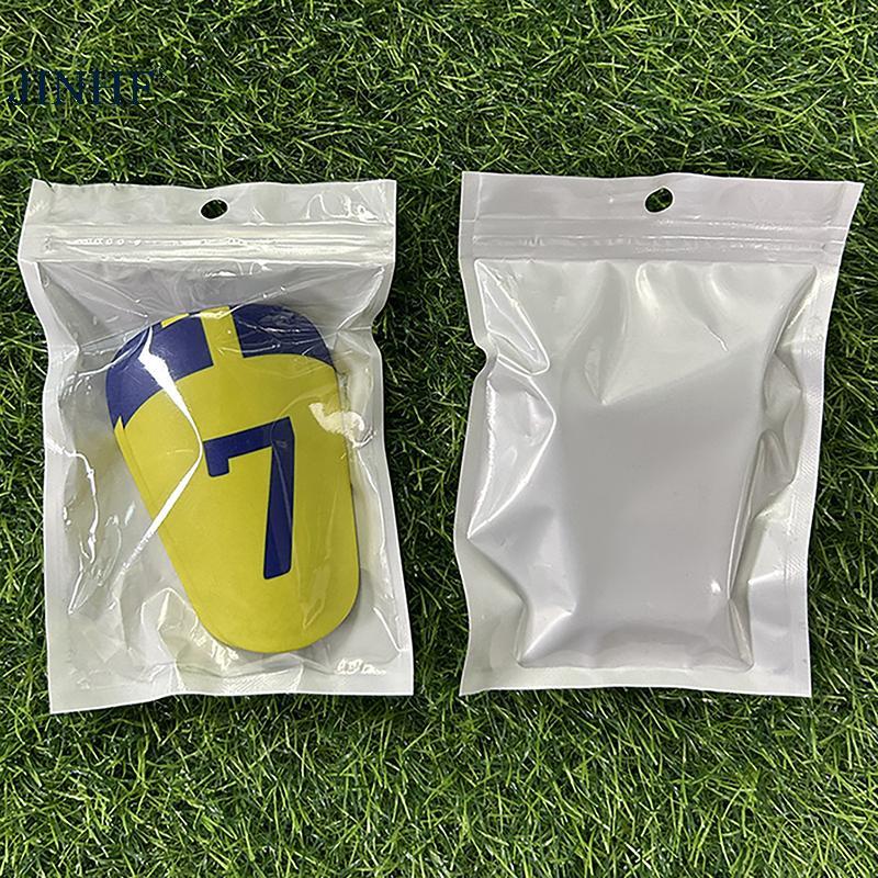 JINHF 1 Cặp Bóng Đá Shin Pad Bảo Vệ Chân Chống Mài Mòn Chống Sốc Thấm Hút Chân Bảo Vệ Huấn Luyện Shank Board HOT