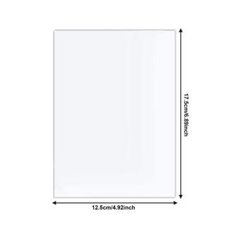 LOVIVER 10 Tấm Acrylic Trong Suốt Tấm Acrylic 5x7 Inch Kính Plexiglass Đa Năng