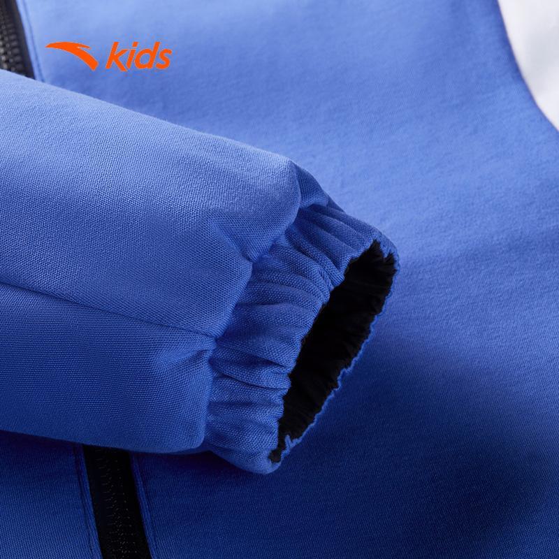 ANTA Kids Set 2 Áo khoác Thể Thao Bé Trai Cổ Đứng, Khóa Kéo, Giữ Ấm, Mềm Nhẹ 352511601