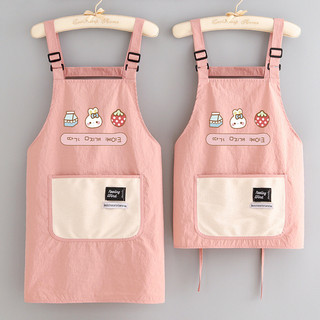 Tạp Dề Chống Thấm Nước Dễ Thương Cafe Dịch Vụ Làm Móng Tay Nấu Ăn Nhà Bếp Tạp Dề Ngắn Chuyên Dụng Có Thể Điều Chỉnh Có Túi