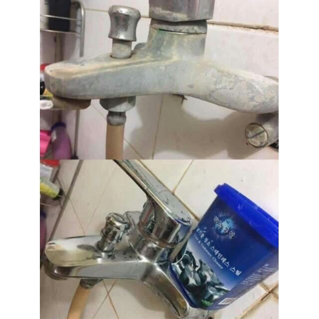 Bột tẩy xoong nồi Hàn Quốc nhập khẩu, 2 hộp - Kem tẩy，Tẩy xoong nồi, chảo，2 Hộp / Trọng lượng 400g 1 Hộp，Tẩy trắng