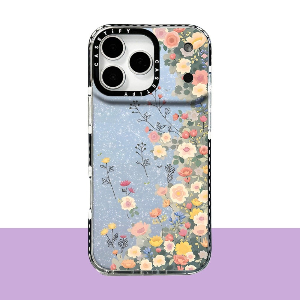 Ốp Điện Thoại Mềm Hoa Hồng Lấp Lánh Cho iPhone 17 Pro Max 16 Plus 15 14 13 12 11 Vỏ Bảo Vệ Chống Sốc