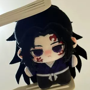 Demon Slayer Kimetsu No Yaiba Anime Hàng hóa Kokushibo Búp bê sang trọng Plushie Đồ chơi nhồi bông 10CM Quà tặng sinh nhật