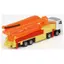 Takara Tomy Tomica Long Type Tomica No. 127 Mitsubishi Fuso Super Great Concrete Pump Truck Mini Car Toy for Ages 3 and Up