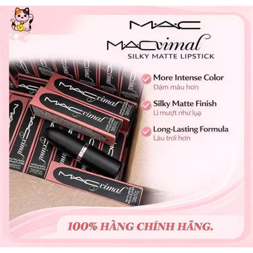 【Chính Hãng】Son Thỏi Lì 𝕄𝔸ℂ XIMATT 3.5g – Son Lì Mịn, Màu Đẹp, Full Box