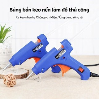 Súng nến bắn keo 20W hiện đại, dụng cụ bắn keo nến gọn nhẹ hoàn hảo cho người yêu thích làm đồ handmade và trang trí