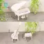 Gamchiano 1 / 12 Nhà Búp Bê Đàn Piano Đàn Guitar Có Ghế Nhạc Cụ Mô Hình Đồ Chơi Cảnh Đời Sống Trang Trí Nội Thất Thu Nhỏ Cho Gia Đình