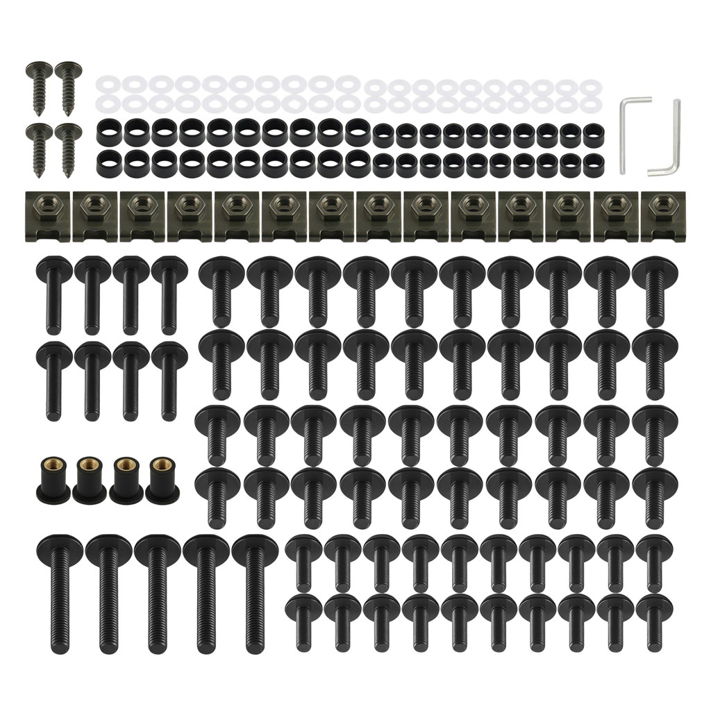 177 Chiếc Dành Cho Xe YAMAHA YZF R1 R15 R25 R3 R6 R125 R15 R25 MT03 MT07 MT10 MT-09 MT-07 M5 M6 Bu Lông Xe Máy Ốc Vít Bu Lông Công Bằng Bu Lông Vít