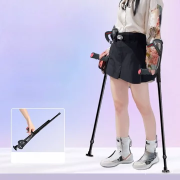 Nạng y tế khuỷu tay, nạng tay, nạng cho người trẻ, phục hồi chức năng, nạng đôi, nạng nách, nạng chống trượt, nạng gấp,