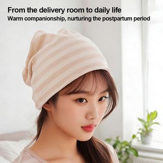 Mũ chui đầu NCE thoải mái sau sinh, thoáng khí từ vải cotton mềm mại