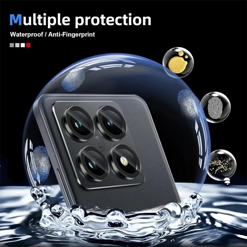 Dành Cho Xiaomi 17 Pro Max 9D Hợp Kim Nhôm Bảo Vệ Ống Kính Máy Ảnh Vòng Bao Phim Cho Xiaomi 17Pro 17 17ProMax Mặt Sau Ống Kính Cường Lực Kính Bảo Vệ