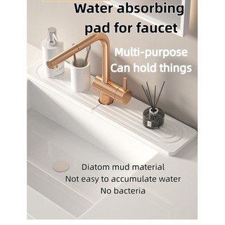 VRZ Diatom Bùn Hấp Thụ Nước Qui-dry Thảm Cứng Vòi Thảm Cho Bồn Rửa Nhà Bếp Bắn Vệ Nhà Bếp Bồn Rửa Tay Thảm Rửa Tay HOT