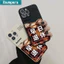 Ốp điện thoại Ibumpers Chic Lie Flat Culture Protection Silicone Soft Premium Vỏ chống sốc cho iPhone 11 12 13 14 15 16 Pro Max IP 7 8 Plus Iphon X XS XR Xs max